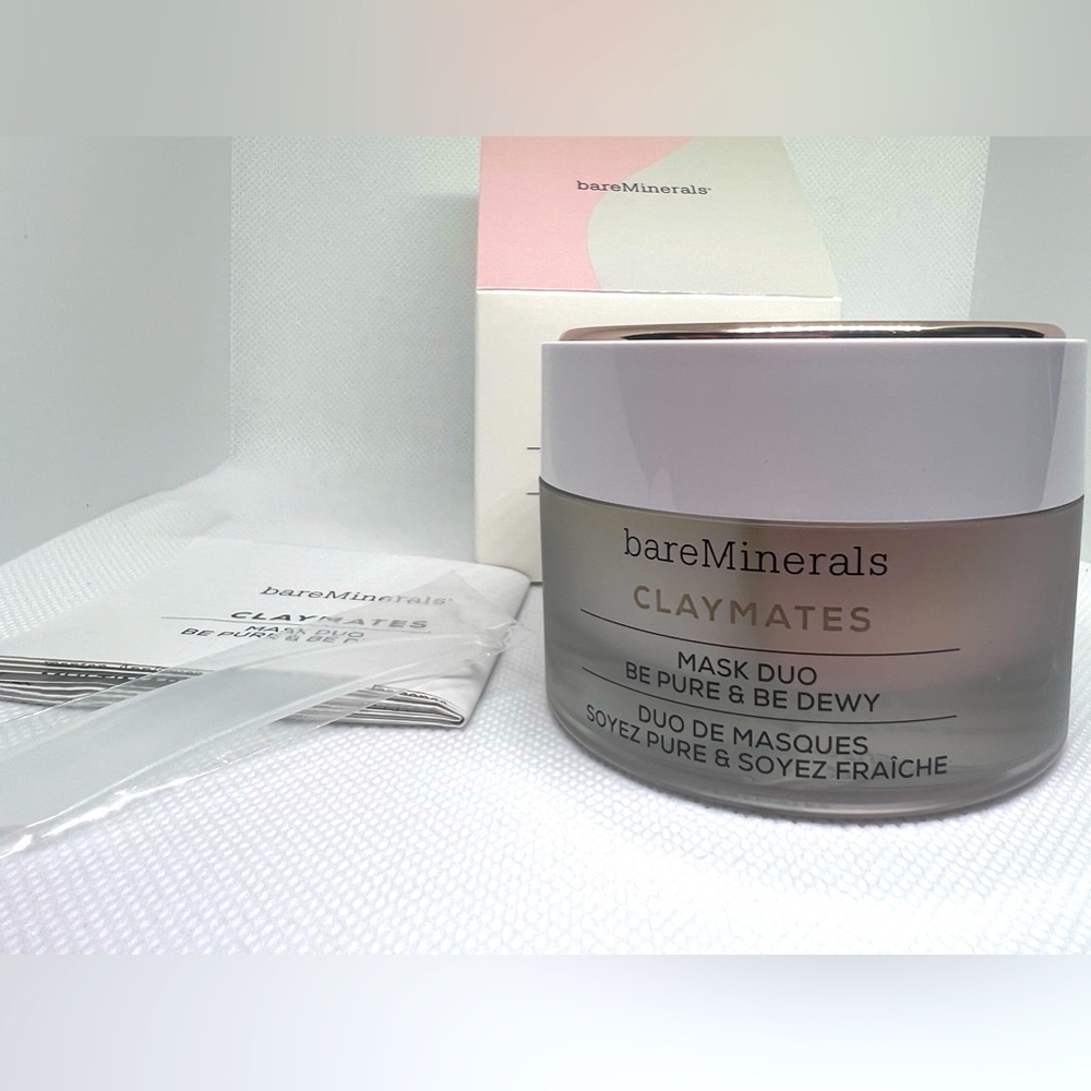 bareMinerals Claymates Mask Duo - Pink and Gray